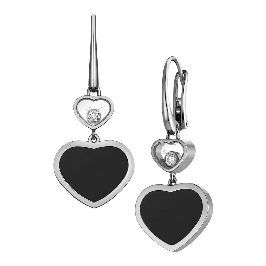Золотые серьги Chopard Happy Hearts 837482-1210