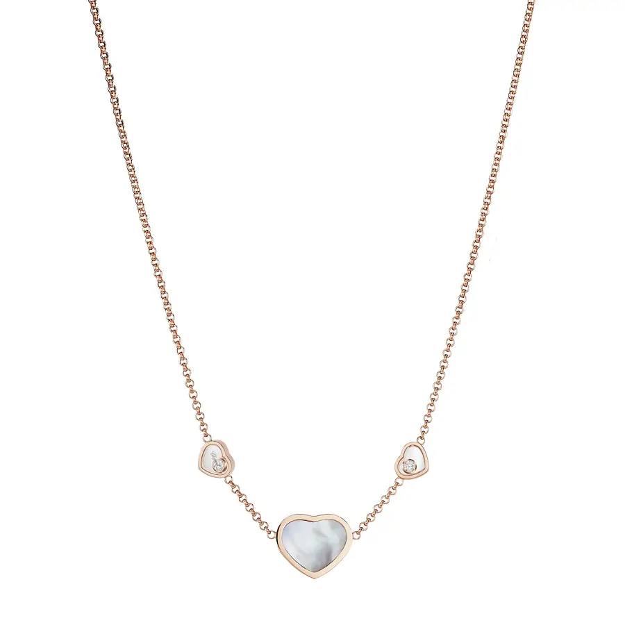 Золотое колье Chopard Happy Hearts 81A082-5301