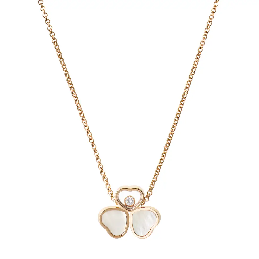 Золотой кулон Chopard Счастливые сердца 81A083-5311