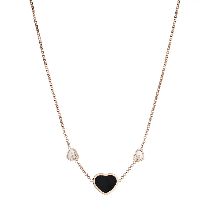 Золотое колье Chopard Happy Hearts 81A082-5201