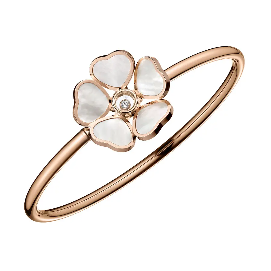 Золотой браслет Chopard Happy Herats Flowers 85A085-5302