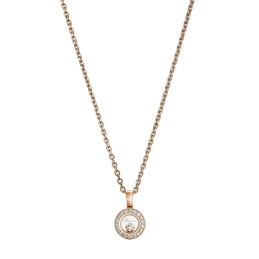 Золотой кулон Chopard Happy Diamonds 79A017-5201