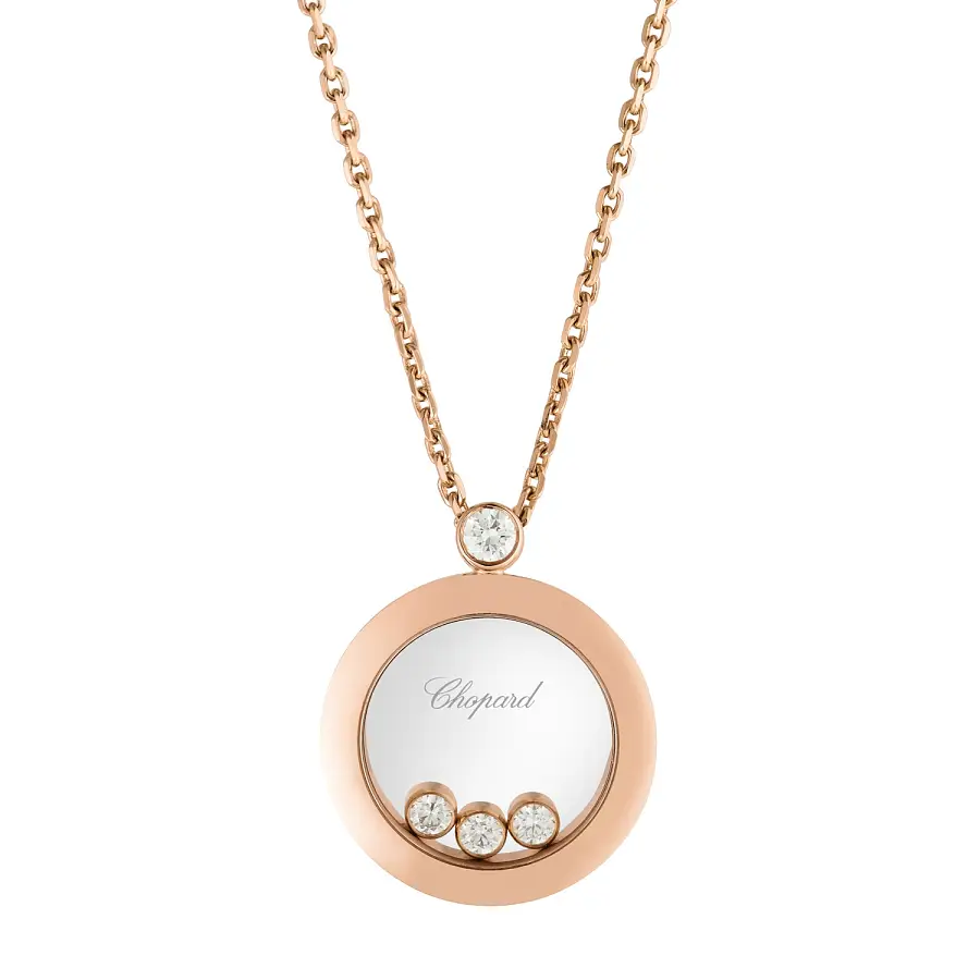 Золотой кулон Chopard Happy Diamonds 793929-5201