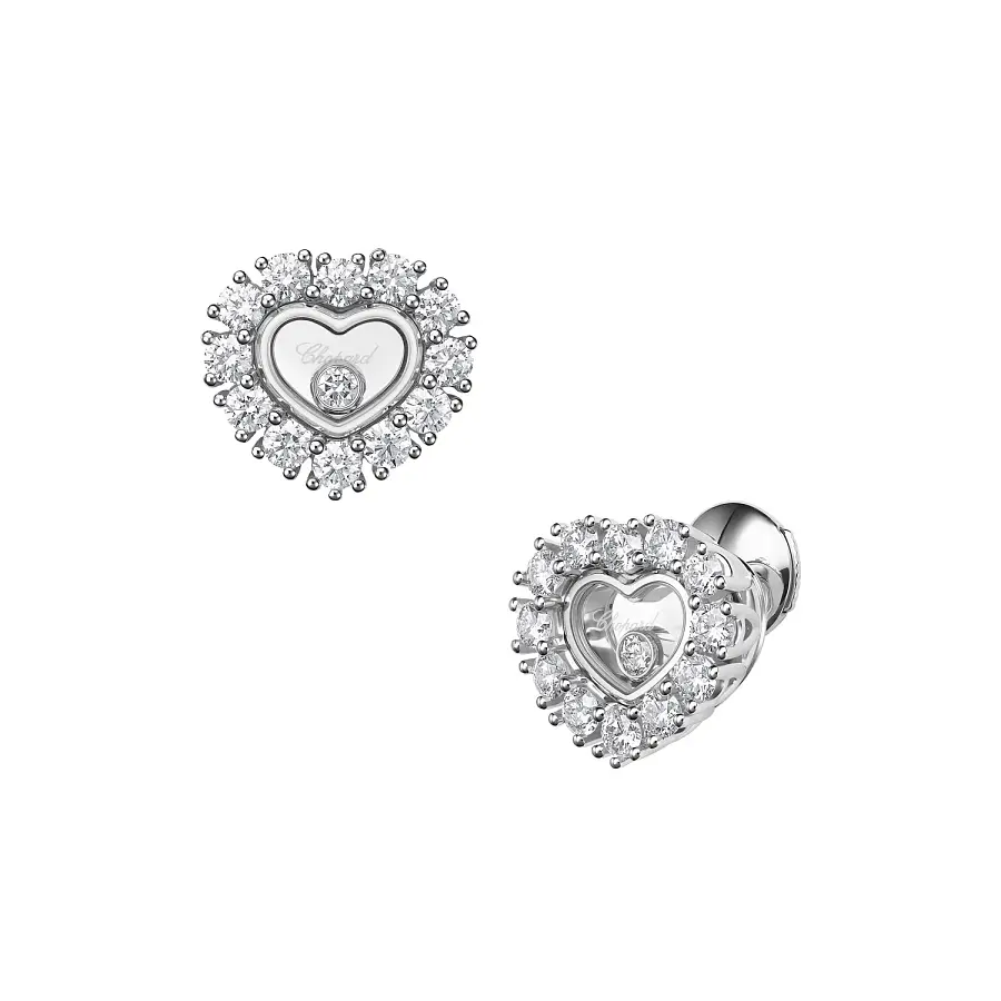 Золотые серьги Chopard Happy Diamonds 83A616-1001