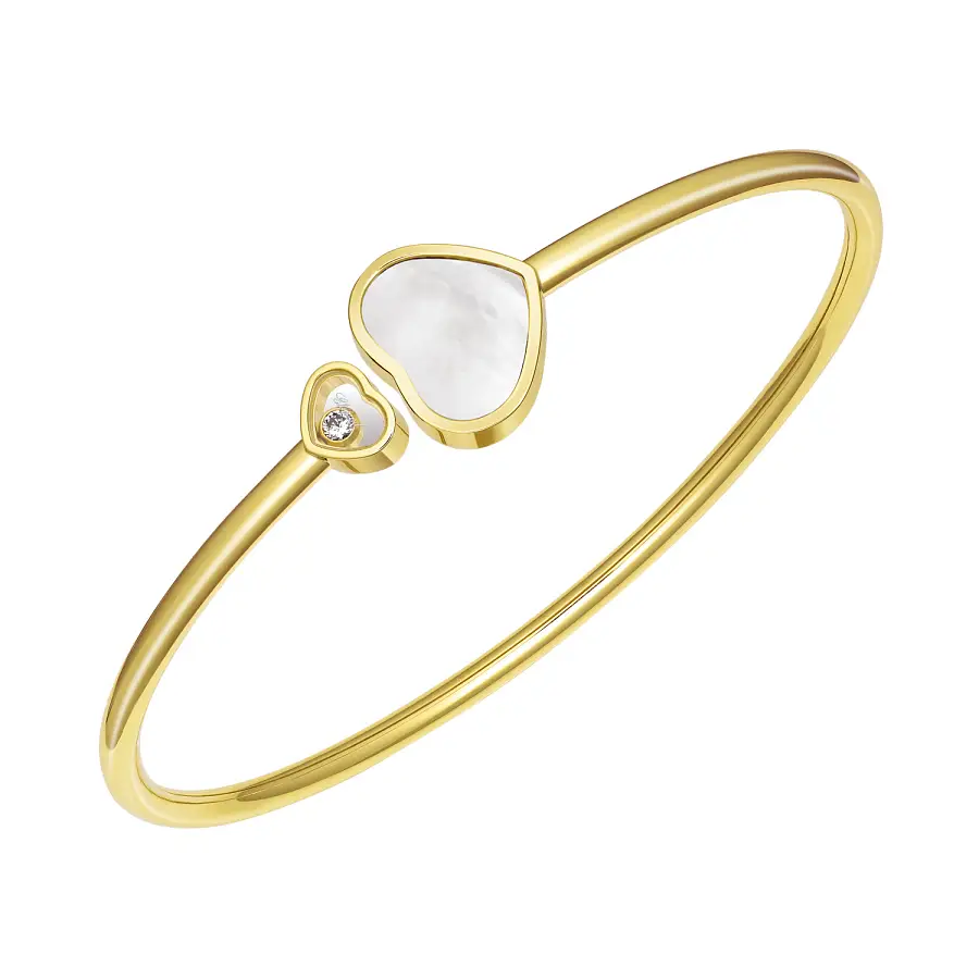Золотой браслет Chopard Happy Hearts 857482-0303