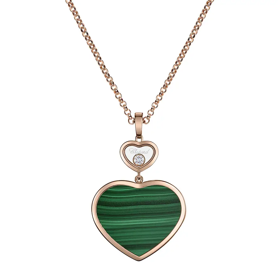 Золотой кулон Chopard Счастливые сердца 79A075-5151