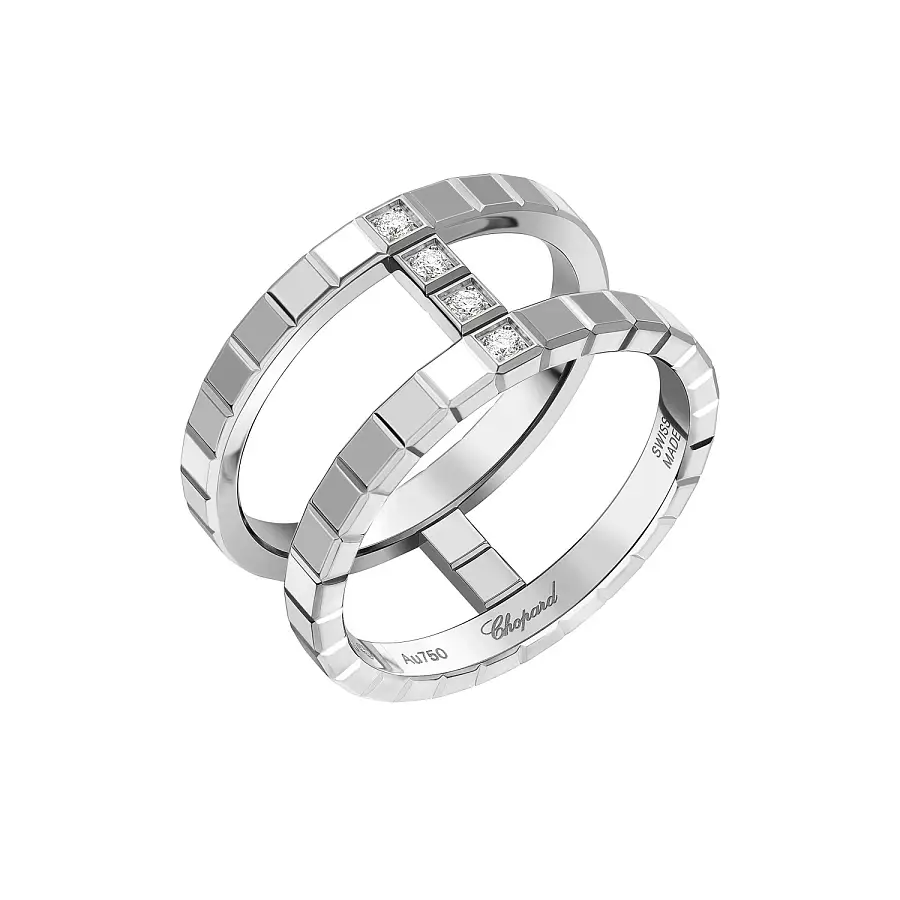 Золотое кольцо Chopard Ice Cube 827006-1010