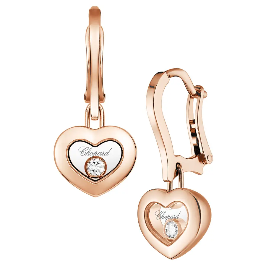 Золотые серьги Chopard Happy Diamonds 83A054-5301