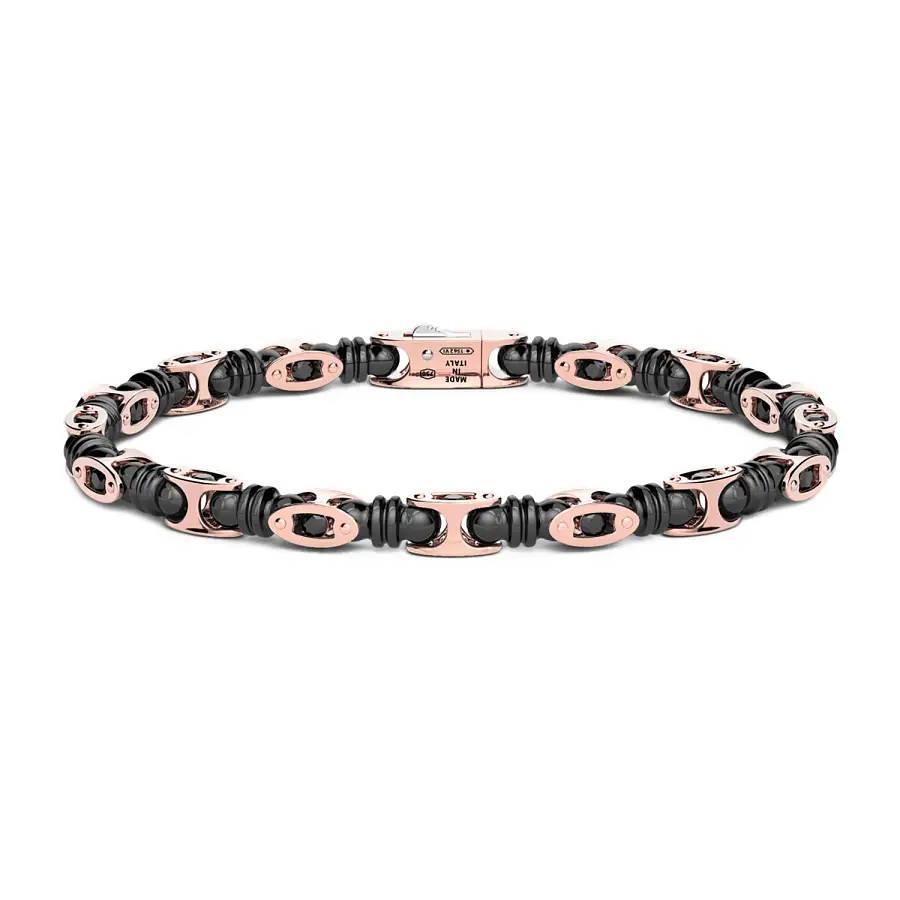 Золотой браслет Zancan Ceramikgold KB050R-N