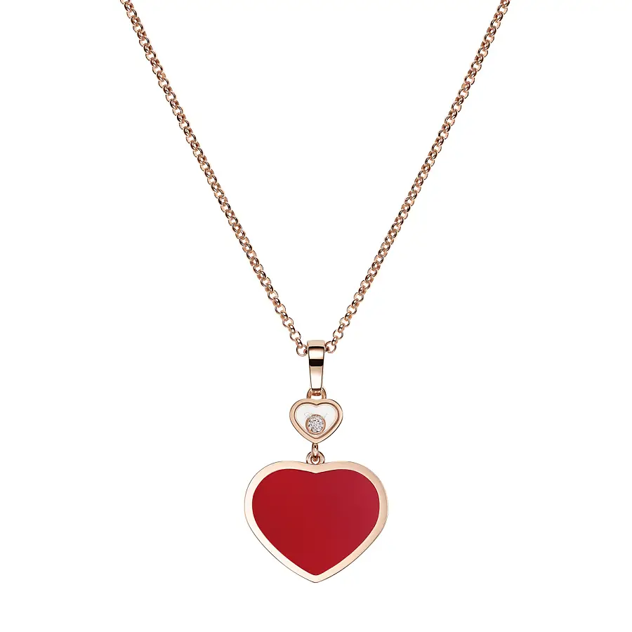 Золотое ожерелье Chopard Happy Hearts 797482-5820
