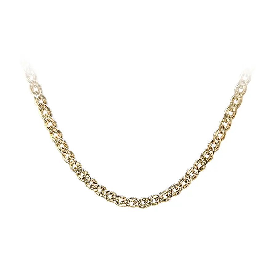 Золотая цепочка панцирного плетения