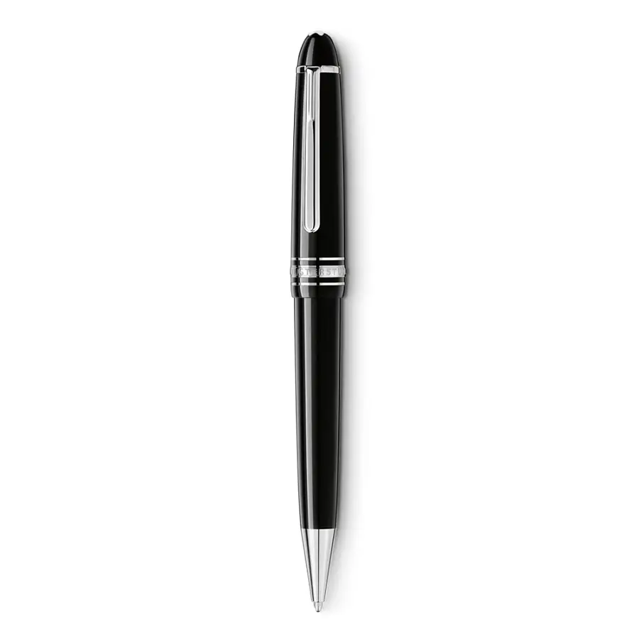 Ручка-шариковая Montblanc Meisterstück Midsize с платиновым покрытием MB132491