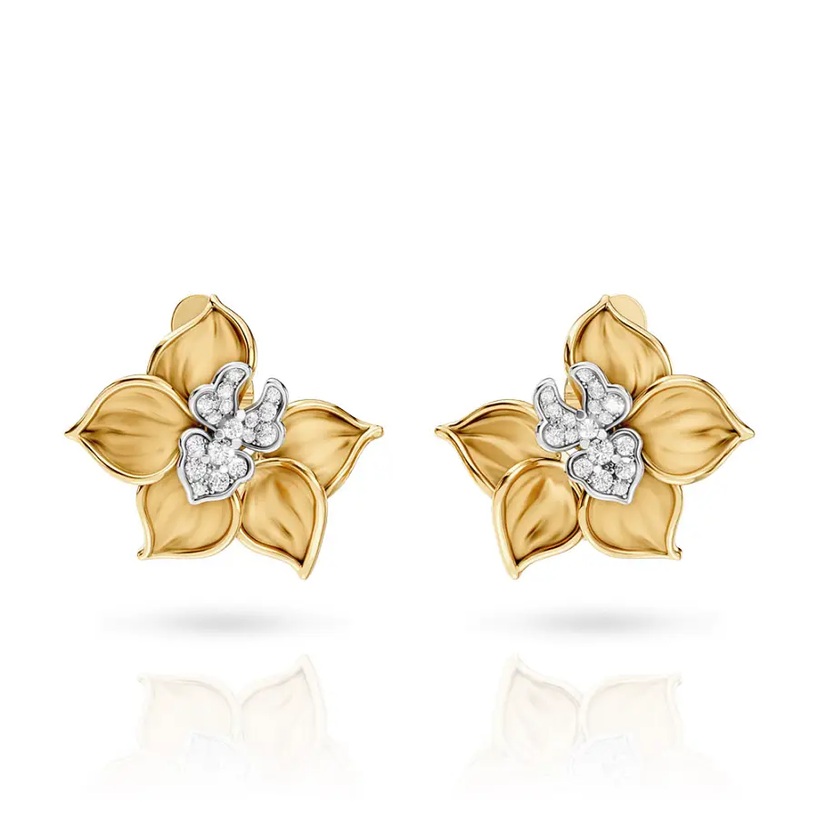 Серьги Carrera y Carrera Orquídeas Maxi