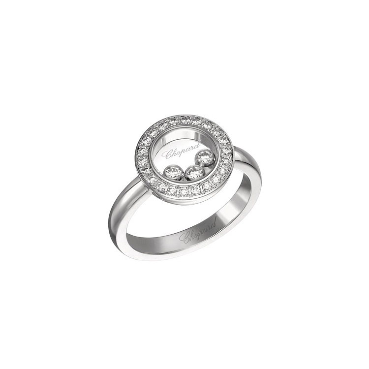 Золотое кольцо Chopard Happy Diamonds 82A018-1211