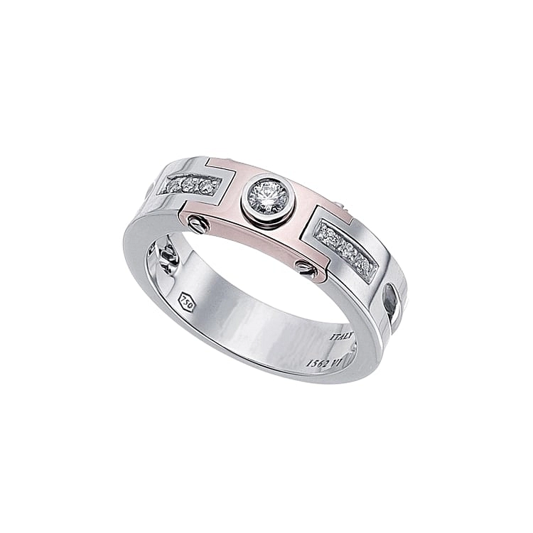 Золотое кольцо Zancan Couture Ringhs EA107BR