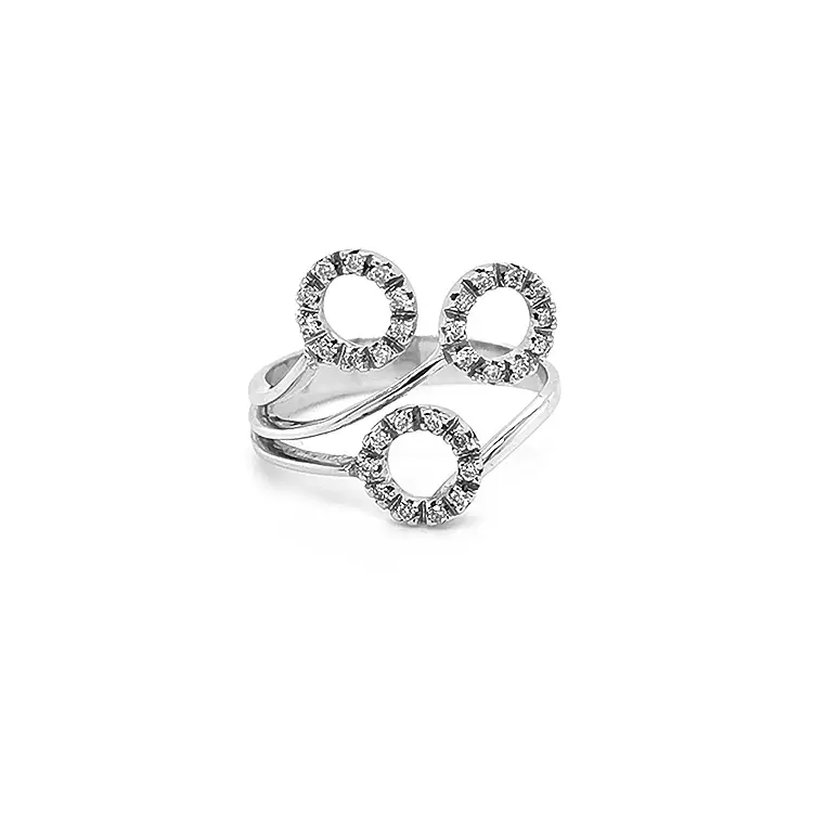 Золотое кольцо с бриллиантами