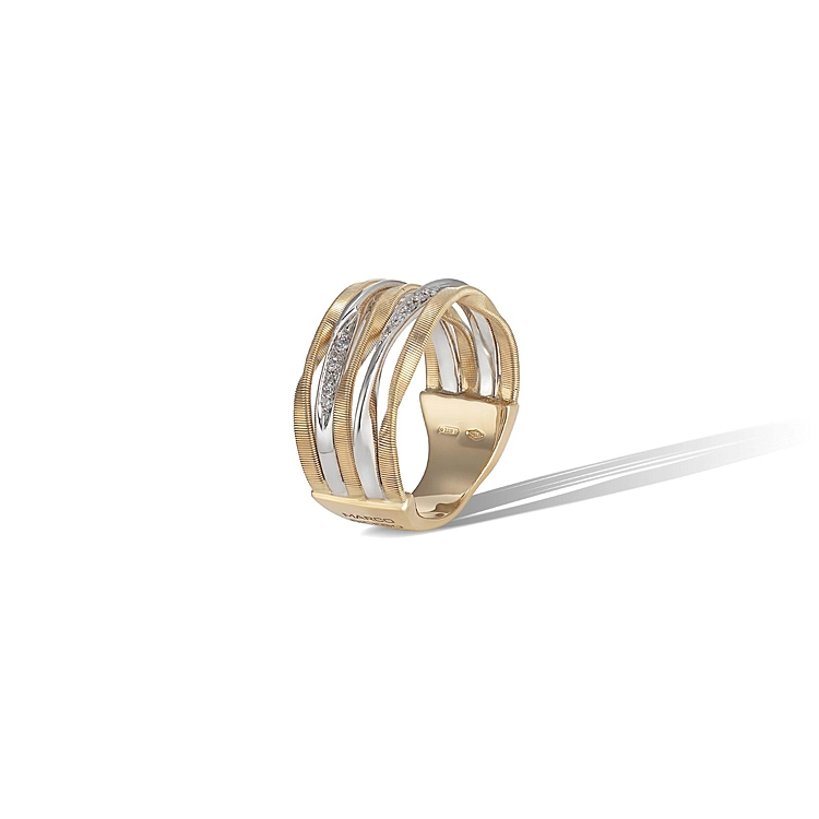 Золотое кольцо Marco Bicego Marrakech Onde Ring AG349 B YW