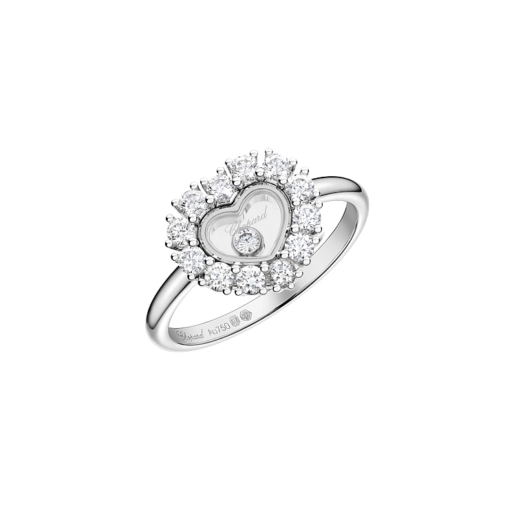 Золотое кольцо Chopard Happy Diamonds 82A616-1111
