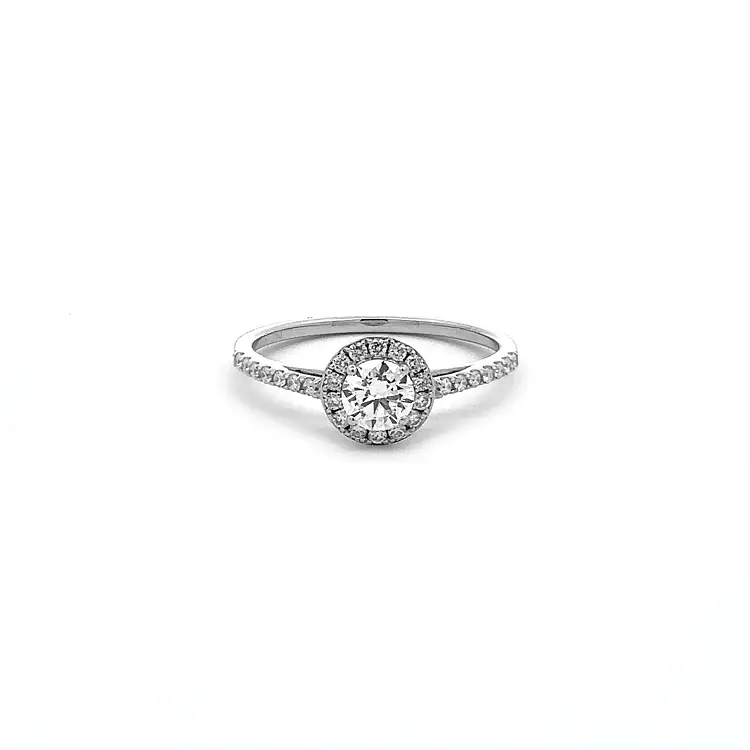 Золотое обручальное кольцо с бриллиантами