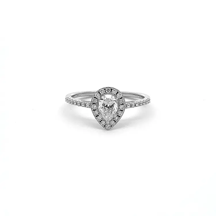 Золотое обручальное кольцо с бриллиантами