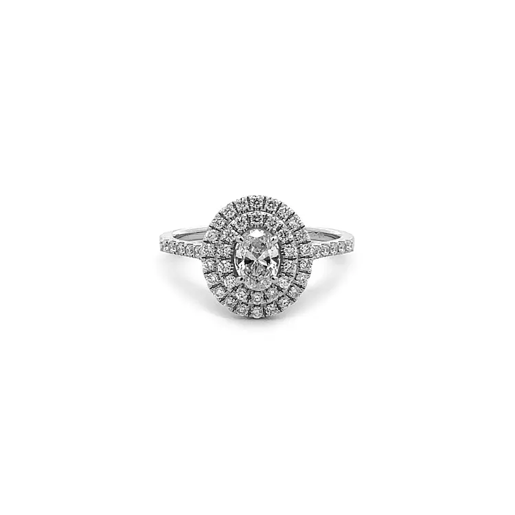 Золотое кольцо с бриллиантами