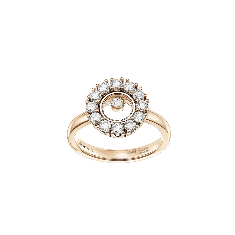 Золотое кольцо Chopard Happy Diamonds 82A609-5112