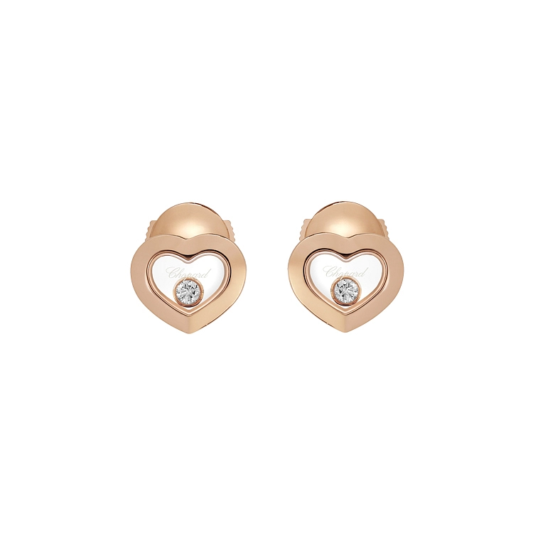 Золотые серьги Chopard Happy Diamonds 83A054-5001