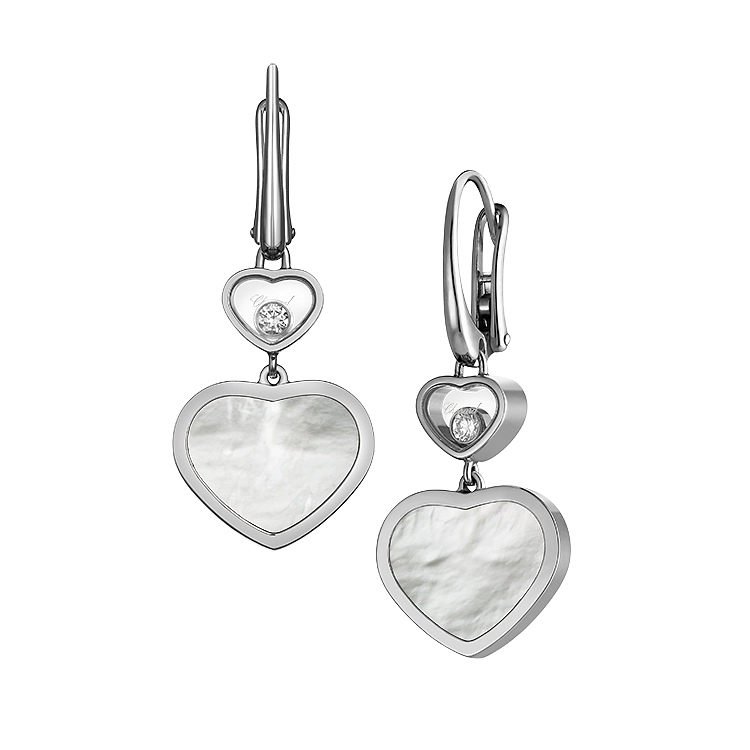 Золотые серьги Chopard Happy Hearts 837482-1310