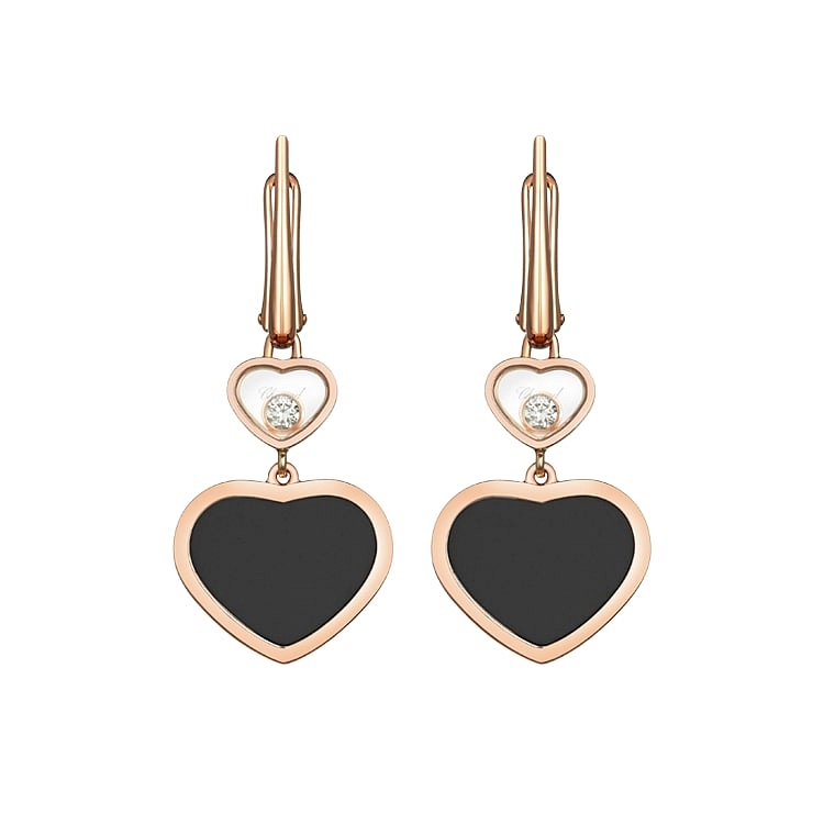 Золотые серьги Chopard Happy Hearts 837482-5210