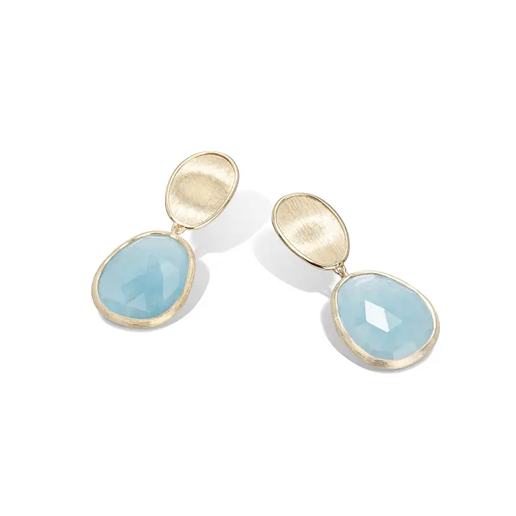 Золотые серьги Marco Bicego Lunaria OB1436 AQD Y