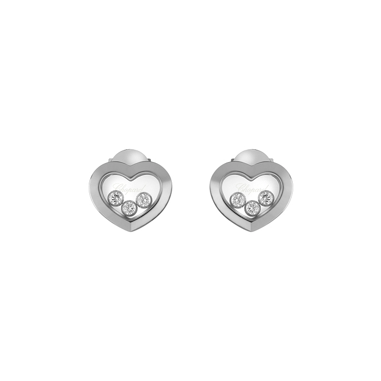 Золотые серьги Chopard Happy Diamonds 83A611-1001