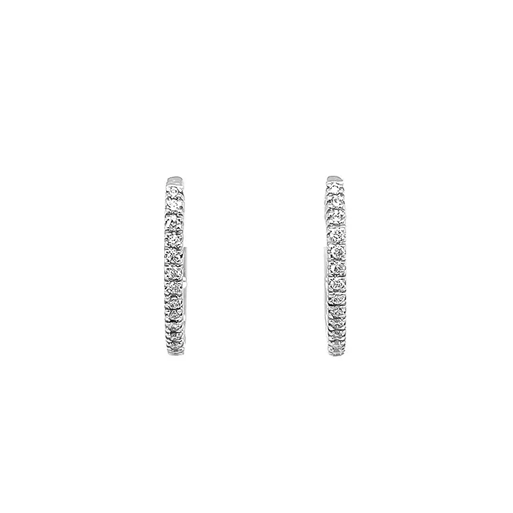 Золотые серьги с бриллиантами