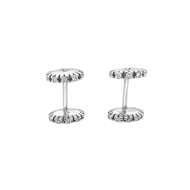 Золотые серьги с бриллиантами