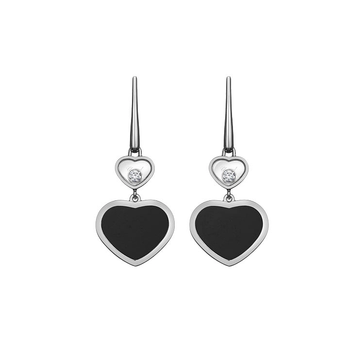 Золотые серьги Chopard Happy Hearts 837482-1210