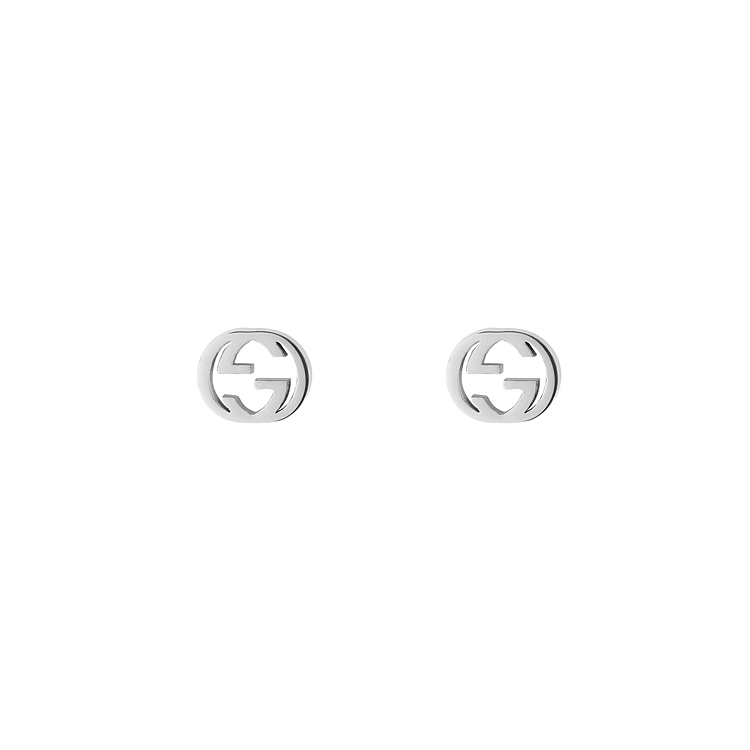 Золотые серьги Gucci Interlocking G YBD66211100200U