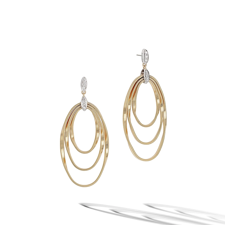 Золотые серьги Marco Bicego Marrakech Onde OB373 B YW