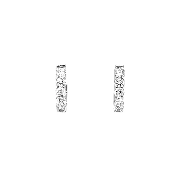 Золотые серьги с бриллиантами