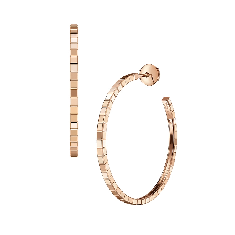 Золотые серьги Chopard Ice Cube 837702-5007