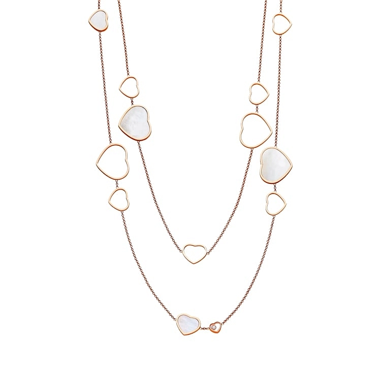 Золотое колье Chopard Happy Hearts 817482-5301