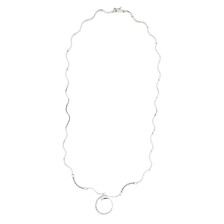 Золотое колье с бриллиантами