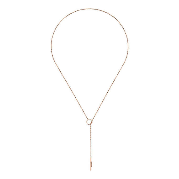 Золотое ожерелье Gucci Linked to Love YBB66211000200U