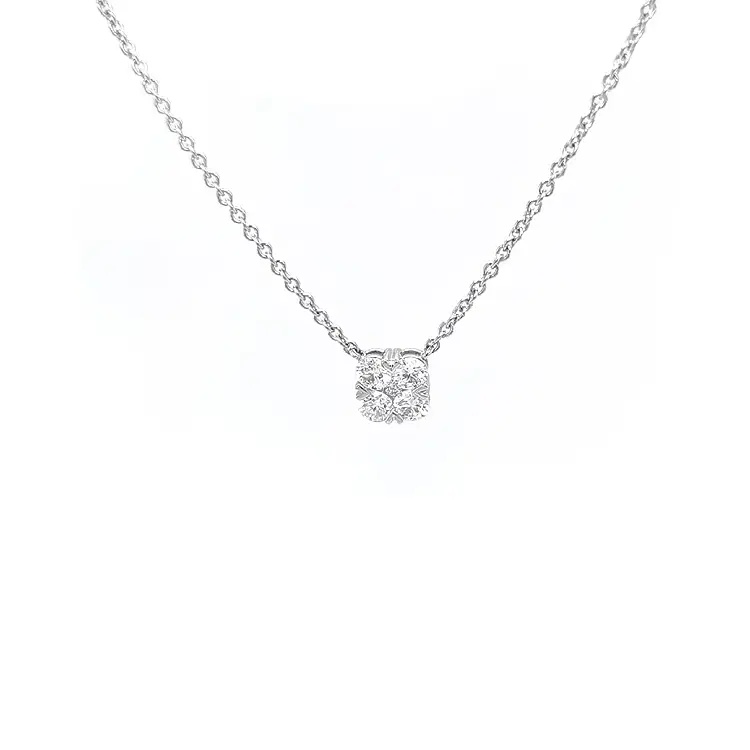 Золотое колье с бриллиантами