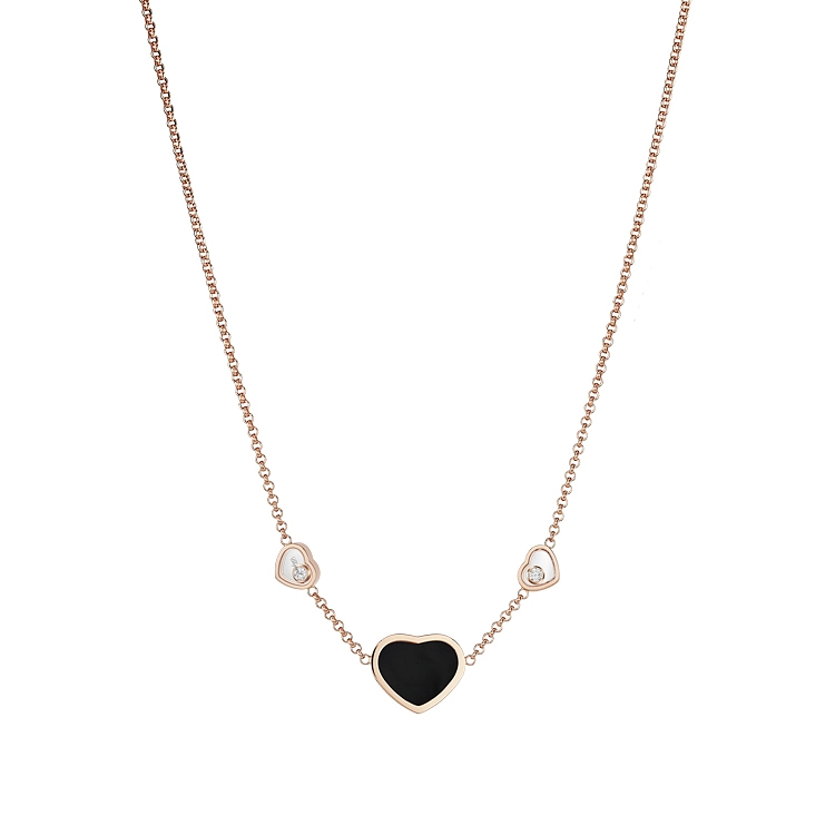 Золотое колье Chopard Happy Hearts 81A082-5201