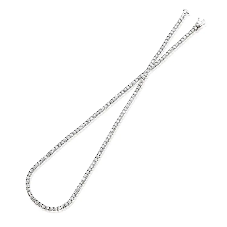 Золотое теннисное колье Crieri с бриллиантами