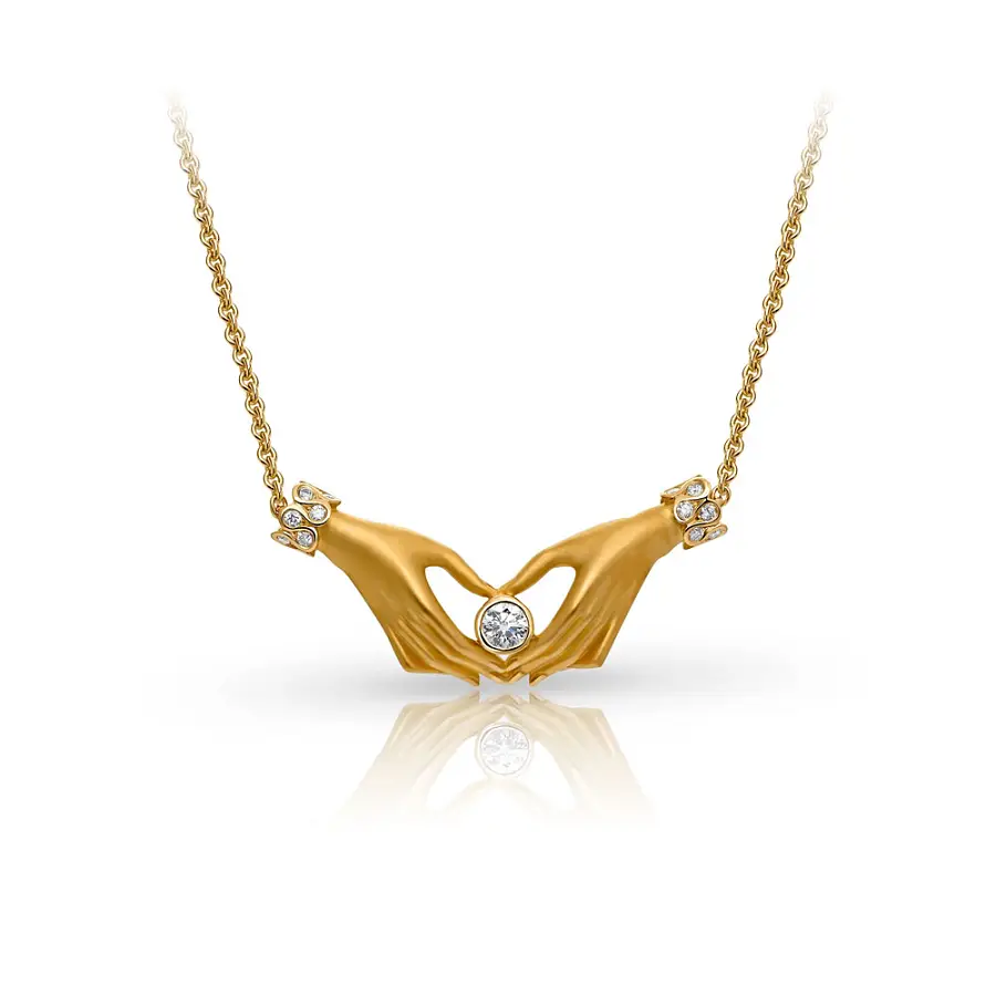 Золотое ожерелье Carrera y Carrera Bonadea Maxi