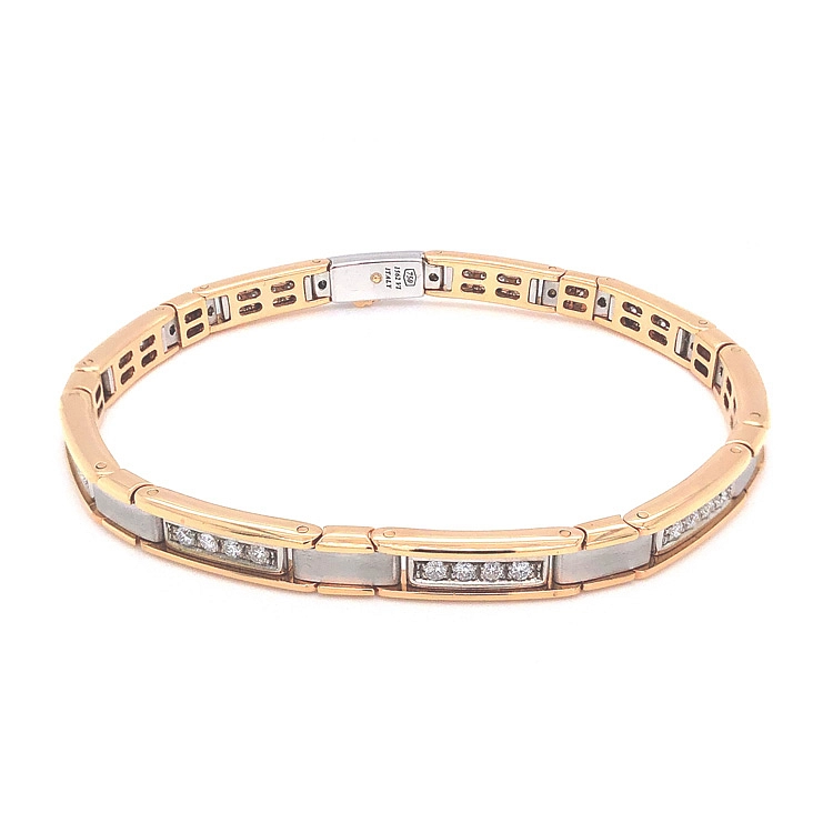 Золотой браслет Zancan Couture First EB375BR