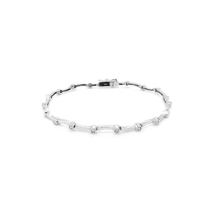 Золотой браслет с бриллиантами