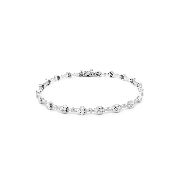 Золотой браслет с бриллиантами