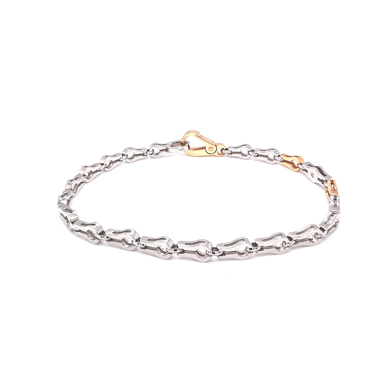Золотой браслет Zancan Eternity EB272RB