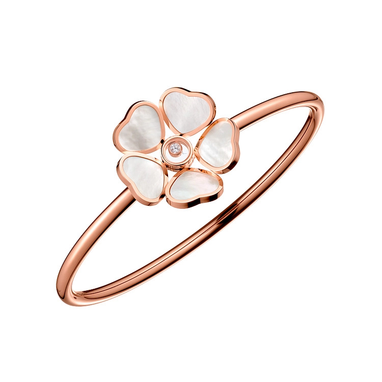 Золотой браслет Chopard Happy Herats Flowers 85A085-5302